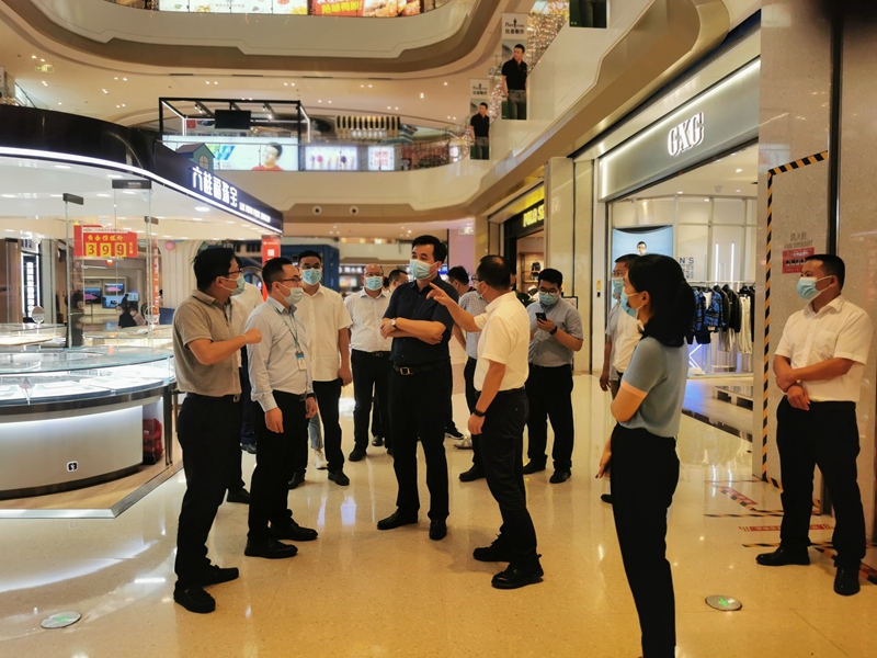 樂清市委副書記、市長徐建兵調研樂清華都&middot;天元廣場