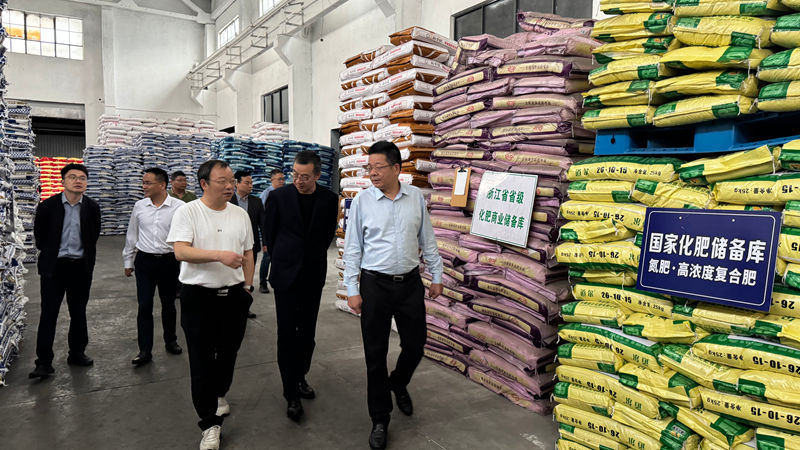 趙有國到寧波調研檢查浙農春耕保供工作和在甬項目